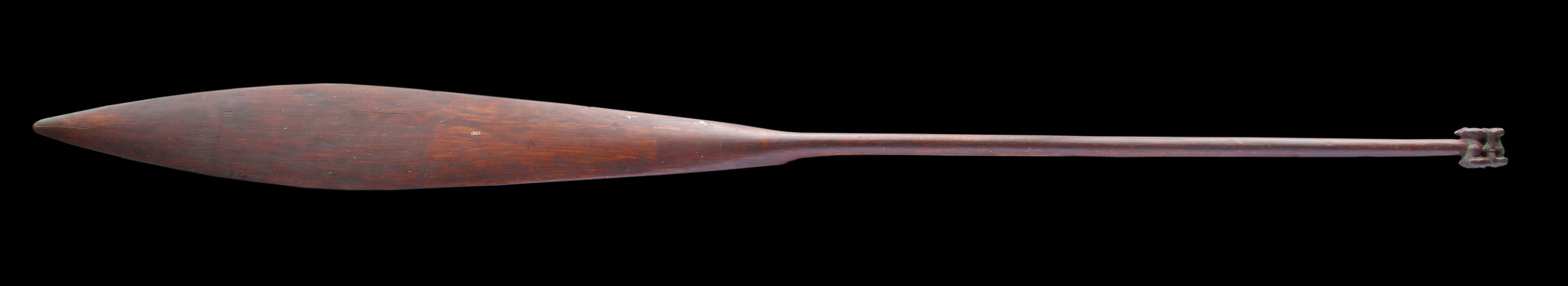 A Very Rare Long Maori Paddle ‘Hoe’